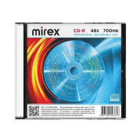 Диск CD-R Mirex Brand 700 Мб 48x Slim case UL120051A8S