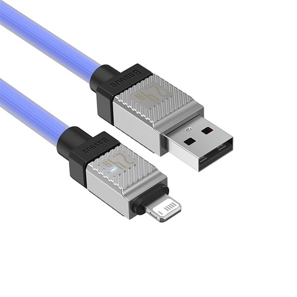 Кабель USB Type-A - Lightning Baseus CoolPlay Fast Charging CAKW000403 (USB 2.0, 1м, синий)