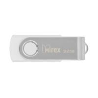 Флешка 32GB USB Flash Mirex SWIVEL (Белый) 13600-FMUSWT32