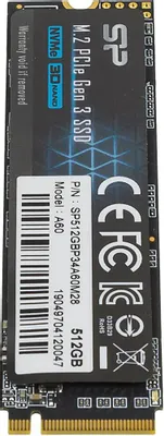 Внутренний SSD-накопитель Silicon Power Ace P34A60 512GB SP512GBP34A60M28