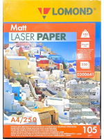 Фотобумага Lomond матовая двусторонняя А4 105 г/кв.м. 250 листов (0300641)