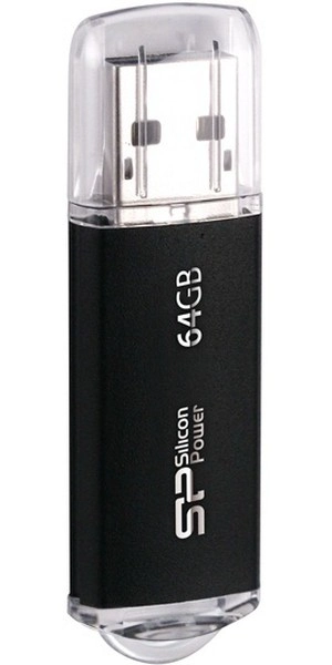 Флешка Silicon-Power Ultima II I-Series USB 2.0 64 Гб SP064GBUF2M01V1K (черный)