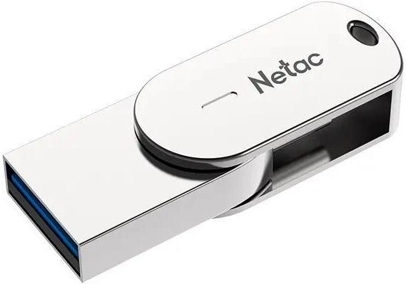 Флешка Netac U785C 32GB USB 3.2+TypeC NT03U785C-032G-32PN (серебристый)