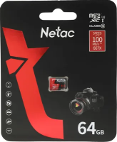 Карта памяти Netac 64GB P500 Extreme Pro microSDXC NT02P500PRO-064G-S