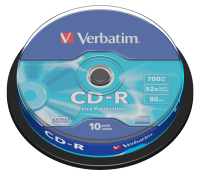Набор дисков CD-R Verbatim Extra Protection 700Mb 52x (10 шт)