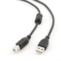 Кабель USB Type-A - Type-B Cablexpert CCF2-USB2-AMBM-10 (USB 2.0, 3м, черный)