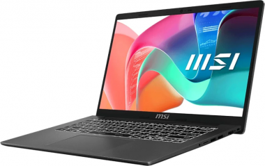 Ноутбук MSI MS-15S1 Modern 15 F1MG-089XBY Platinum Gray 15.6" 1920 x 1080, IPS, 60 Гц, Intel Core 5 120U, 16 ГБ DDR4, SSD 512 ГБ, видеокарта встроенная, без ОС, цвет крышки темно-серый, аккумулятор 45.6 Вт·ч