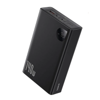 Внешний аккумулятор Baseus Adaman Digital Display Fast Charge Power Bank 140W 24000mAh (черный)