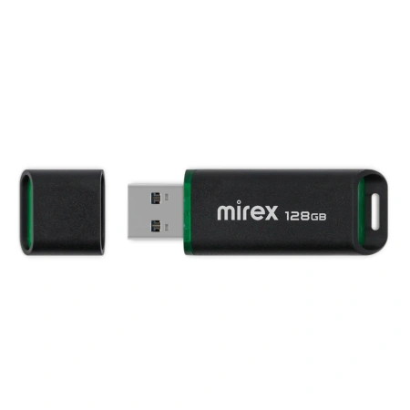 Флешка Drive Mirex 128 GB USB 2.0 SPACER BLACK 