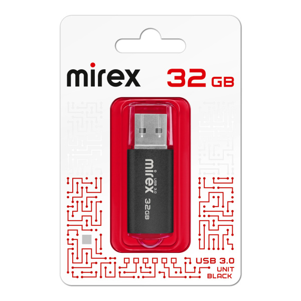Флешка 32GB Mirex Color Blade Unit USB 3.0 13600-FM3UBK32