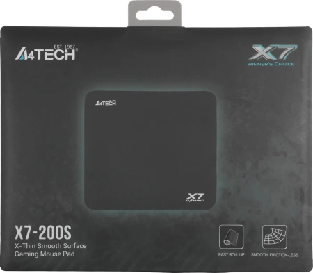 Коврик для мыши A4Tech X7-200S (200х250мм, черный)
