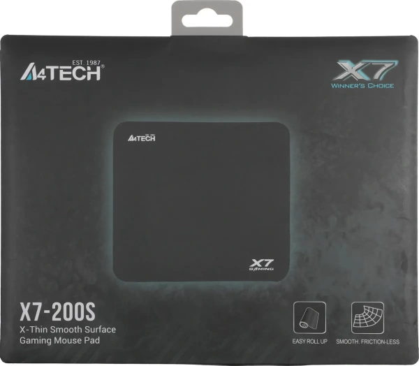 Коврик для мыши A4Tech X7-200S (200х250мм, черный)