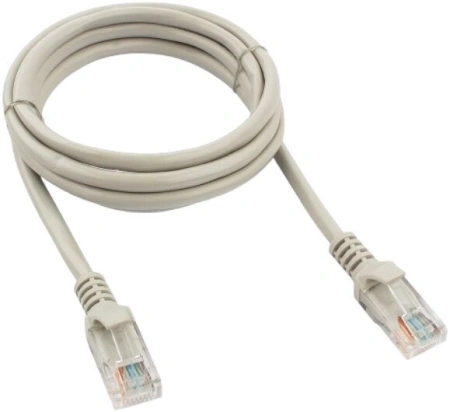 Кабель Cablexpert PP10-1.5M (литой, многожильный, серый)