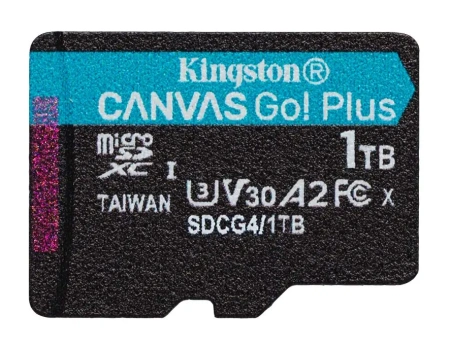 Карта памяти Kingston 1TB Canvas Go! Plus microSDXC SDCG4/1TB (с адаптером)