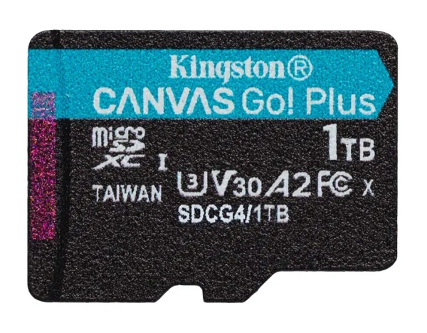 Карта памяти Kingston 1TB Canvas Go! Plus microSDXC SDCG4/1TB (с адаптером)