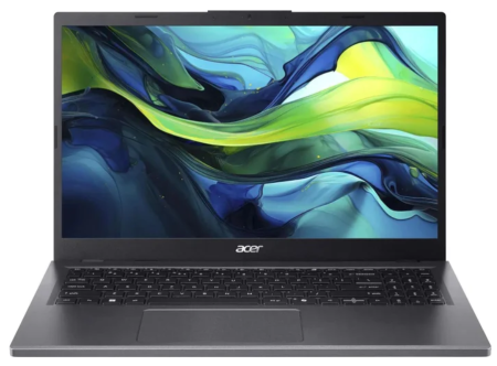 Ноутбук Acer Aspire 15/ A15-41M-R3RM/ R5-8640HS/ 15.6 ComfyView FHD IPS AG 16:9/ AMD Radeon 760M/ 16GB/ 512GB/ Win11H/ Steel Gray