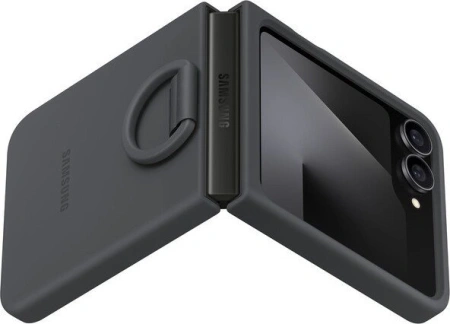 Чехол Samsung Silicone Case Flip 6 EF-PF741TBEGRU (черный)