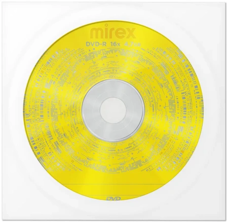 Диск DVD-R Mirex 4.7Gb 16x (1 шт)