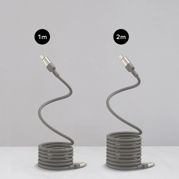 Кабель Momax Mag.Link DC35L (Type-C, 1м, серый)