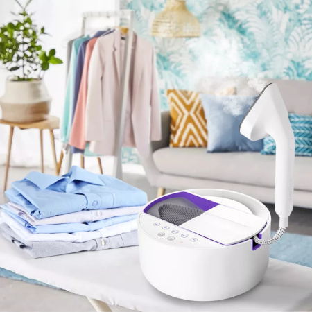 Отпариватель Kitfort KT-9110-1 (бело-фиолетовый)