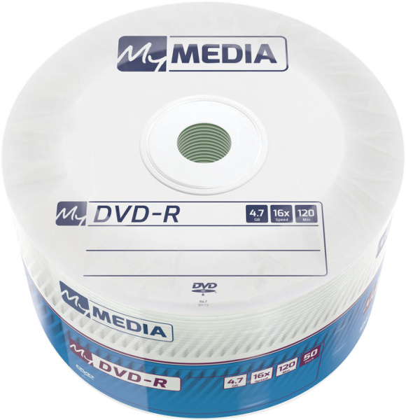 Набор дисков DVD-R MyMedia 4.7Gb 16x (50 шт)