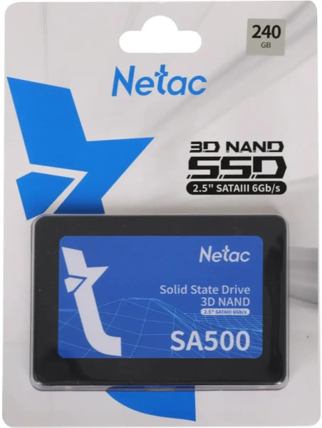 Внутренний SSD-накопитель Netac SA500 240GB NT01SA500-240-S3X