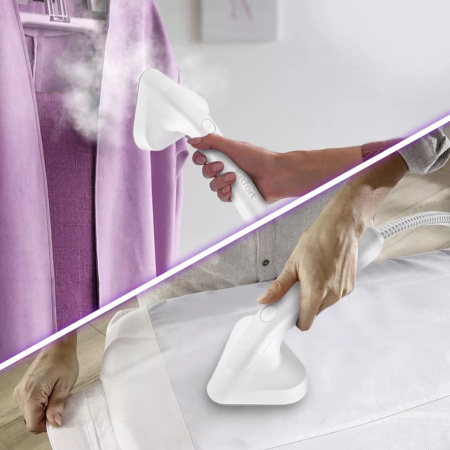 Отпариватель Kitfort KT-9110-1 (бело-фиолетовый)