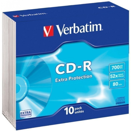 Диск Verbatim CD-R DL Extra Protection 52x slim