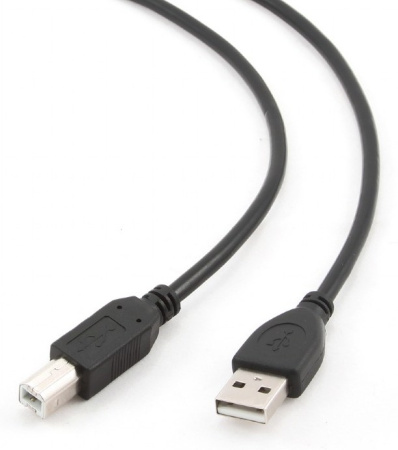Кабель USB Type-A - Type-B Cablexpert CCP-USB2-AMBM-6 (USB 2.0, 1.8м, черный)