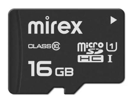 Карта памяти Mirex 16GB microSDHC 13612-MCSUHS16