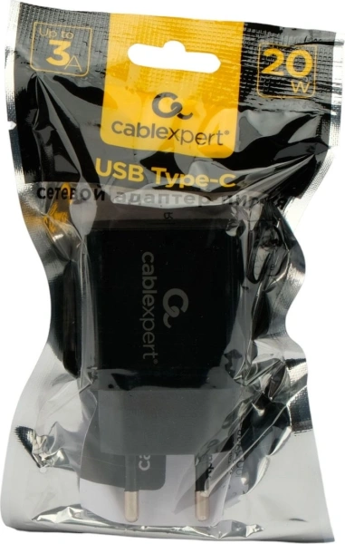 Сетевое зарядное Cablexpert MP3A-PC-45 (черный)