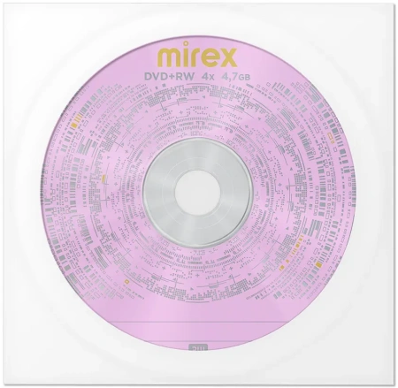 Диск DVD-RW Mirex 4.7Gb 4x в конверте (1 шт)