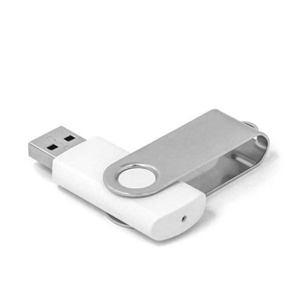 Флешка 16GB USB 2.0 Flash Mirex SWIVEL (Белый) 13600-FMUSWT16
