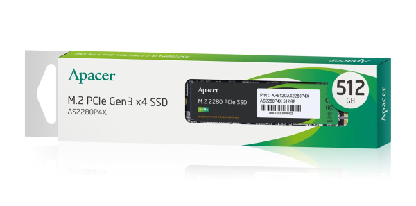 Внутренний SSD-накопитель Apacer AS2280P4X 512GB AP512GAS2280P4X