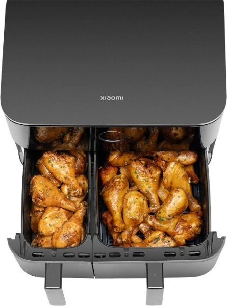 Аэрогриль (аэрофритюрница) Xiaomi Dual Zone Air Fryer 10L MAF-D1001 (евровилка)