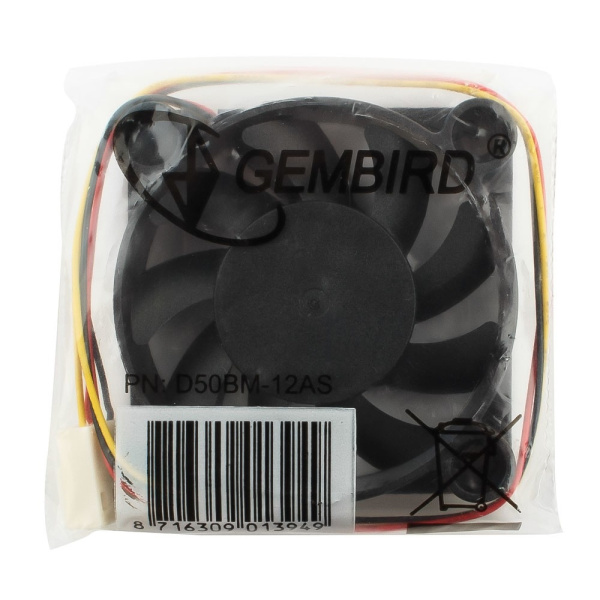Вентилятор Gembird  D50BM-12AS (50 мм)