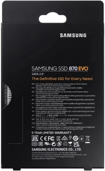 SSD Samsung 870 Evo 1TB MZ-77E1T0BW