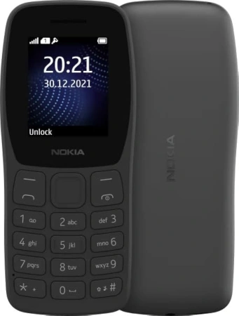 Кнопочный телефон Nokia 105 Dual SIM TA-1459 (черный)