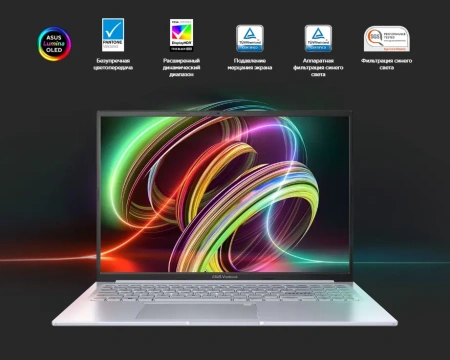 Ноутбук ASUS Vivobook 16X/ M3604YA-MB240/ R5-7430U/ 16 WUXGA IPS/ UMA/ 16GB/ 512GB/ DOS/ noODD/ SILVER