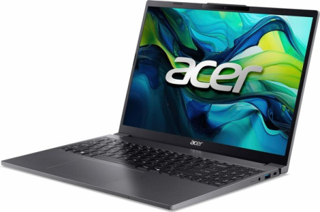Ноутбук Acer Aspire Go 15/ AG15-51P-700X/ i7-1255U/ 15.3 WUXGA IPS 16:10/ Iris Xe/ 16GB/ 512GB/ W11H/ ENG/ Steel Gray
