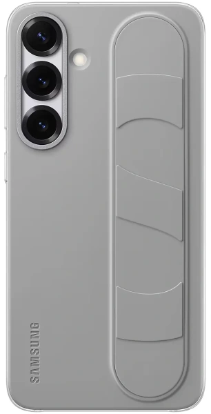 Чехол-накладка Samsung Standing Grip Case S25+ (серый)