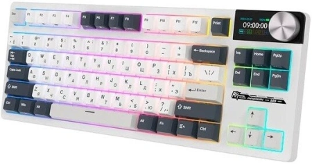 Клавиатура Royal Kludge S85 White Night (RK Cloud)