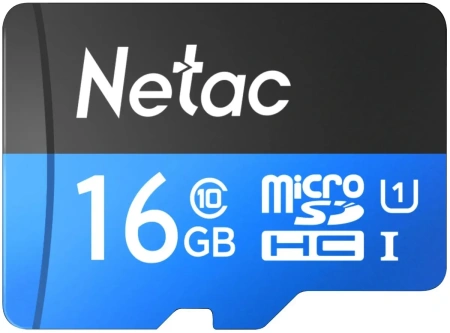 Карта памяти Netac 16GB P500 Standard microSDHC NT02P500STN-016G-S