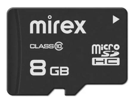 Карта памяти Mirex 8GB microSDHC 13612-MC10SD08