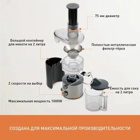 Соковыжималка Panasonic MJ-CB600STQ