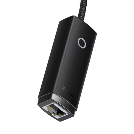 Сетевой адаптер Baseus Lite USB Type-C - RJ45 WKQX000301 (черный)