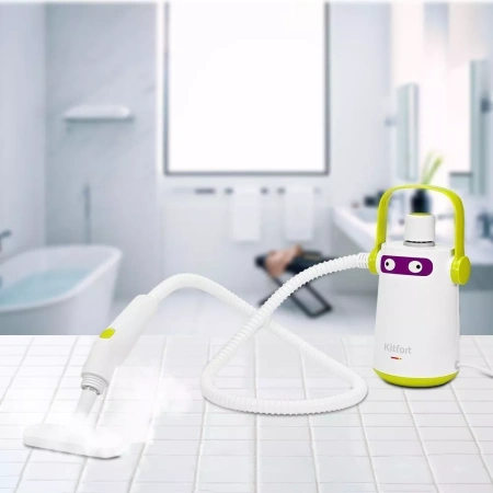 Пароочиститель Kitfort KT-9109-2 (бело-салатовый)