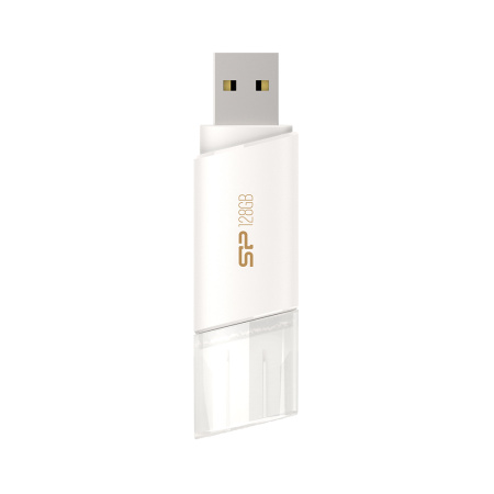 Флеш накопитель 64GB Silicon Power Blaze - B06 White