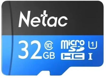 Карта памяти Netac 32GB P500 Standard microSDHC NT02P500STN-032G-S