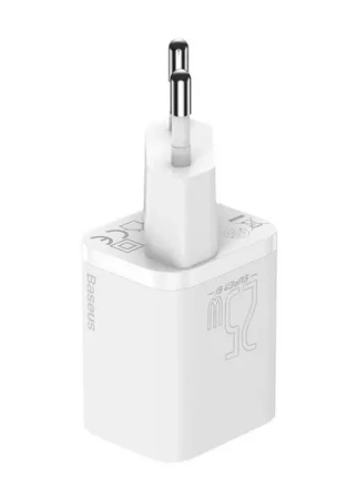 Сетевое зарядное устройство Baseus Super Si TZCCSUP-L02 (Type-C, 25W, белый, с кабелем)